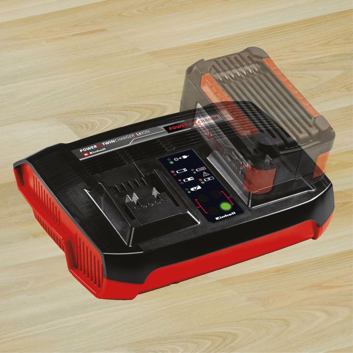 Зарядное устройство для Einhell Power X-Twincharger 2x18В 4А 0.87кг