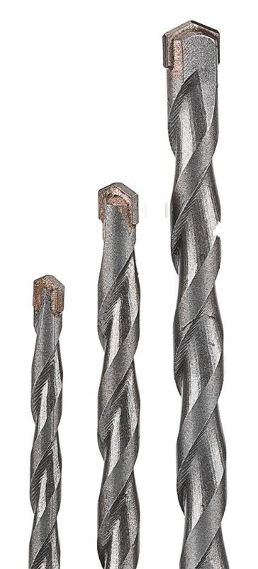 Набор сверл по бетону GRAPHITE 4-10мм, кейс, 5шт