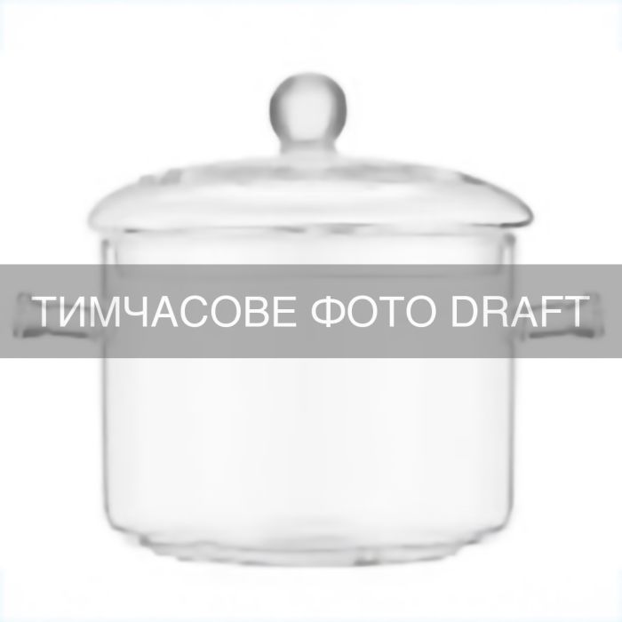 Каструля з кришкою ARDESTO Black Mars 2л, боросилікатне скло