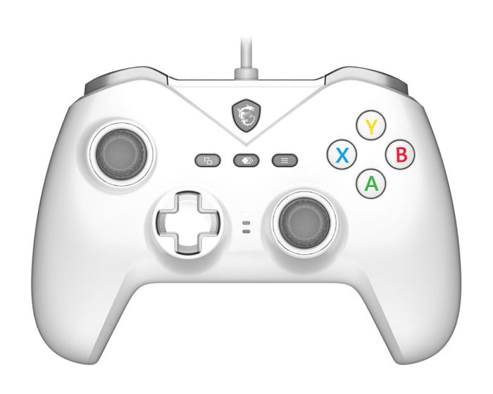 Геймпад MSI FORCE GC200 WHITE, USB-A, белый