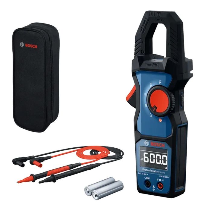 Кліщі електровимірювальні Bosch Professional GMC 600-15 0-600В 2AAх1.5В
