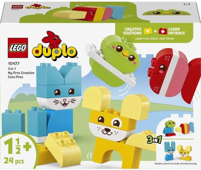 Конструктор LEGO DUPLO My First Чудесные творческие домашние любимцы 3 в 1