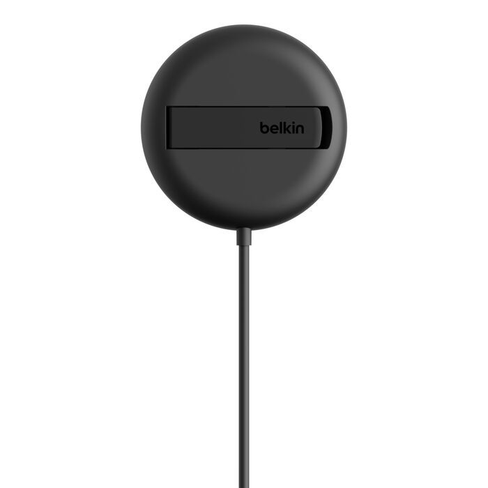 Зарядное устройство безпроводное Belkin UltraCharge Magnetic Kickstand 15Вт, черный