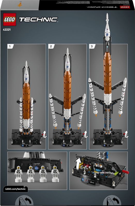 Конструктор LEGO Technic Ракета с системой космического запуска NASA Artemis