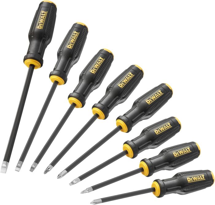 Викрутки DeWALT TOUGHSERIES MAX FIT, SL, PH, SQ, набір 8шт