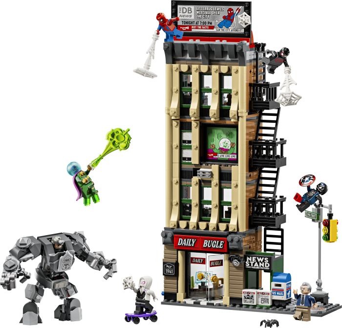 Конструктор LEGO Super Heroes Человек-паук против Мистерио: Дейли Б'юґл