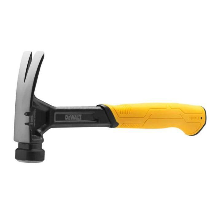 Молоток столярный DeWALT RIP-CLAW 454г 34см рукоятка металлическая резиновая с прямым гвоздодером