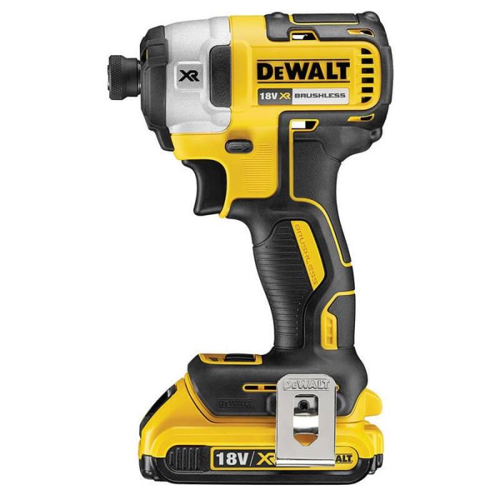Набір із двох акумуляторних інструментів DeWALT 18В дриль-шурупокрут DCD791 ударний шурупокрут DCF887 акб 2х5А·год ЗП TSTAK 4.2кг