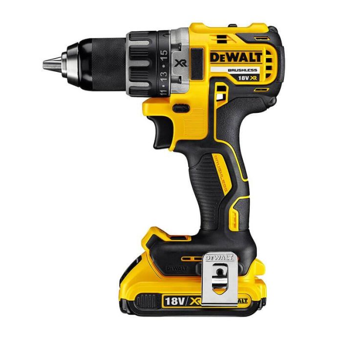 Набір із двох акумуляторних інструментів DeWALT 18В дриль-шурупокрут DCD791 ударний шурупокрут DCF887 акб 2х5А·год ЗП TSTAK 4.2кг