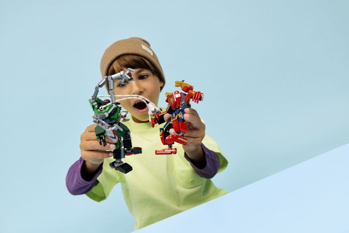 Конструктор LEGO Super Heroes Битва роботов: Человек-паук vs. Доктор Осьминог