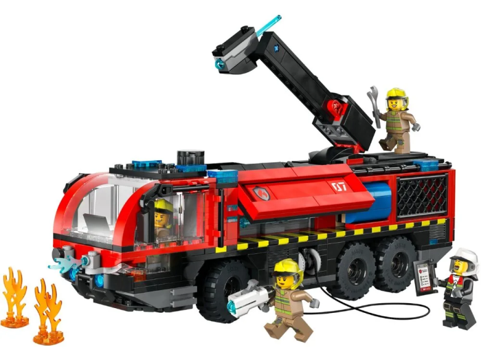 Конструктор LEGO City Пожарный грузовик в аэропорту