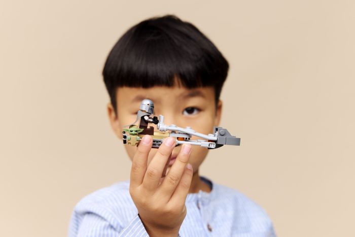 Конструктор LEGO Star Wars Скоростной мотоцикл Мандалорца и Ґроґу