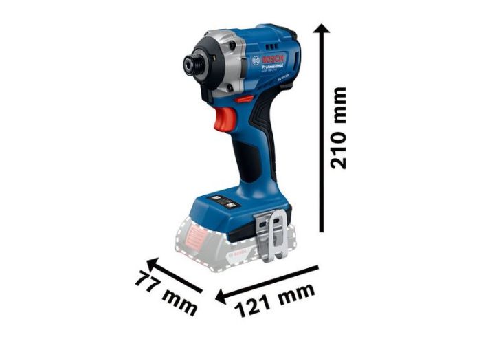 Винтоверт ударный аккумуляторный Bosch GDR 18V-215 18В 215Нм 3800об·мин M6-M16 1кг