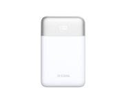 Акумулятор портативний літій-іонний Power Bank D-Link 10000мА*год 18Вт 1xUSB-A, 1xUSB-C, білий
