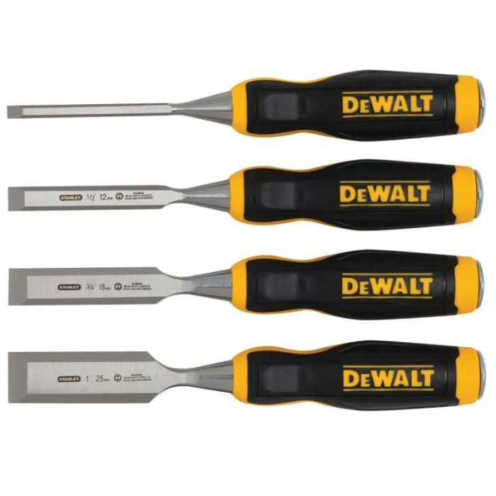Стамеска DeWALT, 6-13-18-25мм, набір 4шт