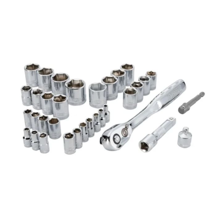 Набір головок DeWALT, 1/4", 3/8" кейс, 34шт