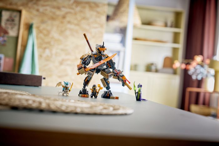 Конструктор LEGO Ninjago Робот Коула для мисии и Дракон Зейн