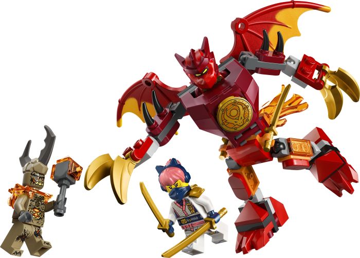 Конструктор LEGO Ninjago Бойовий набір робота Дракона Кая