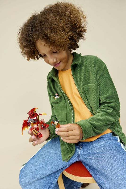 Конструктор LEGO Ninjago Боевой набор робота Дракона Кая