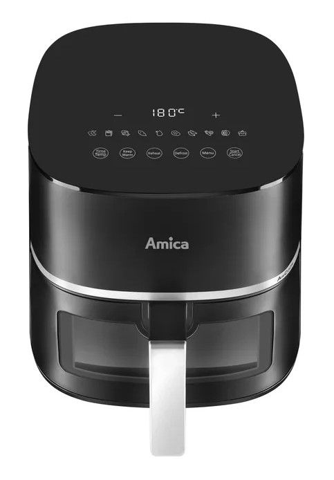 Мультипечь Amica 1600Вт, чаша-5.2л, сенсорное управл., 10 авто. программ, пластик, черный