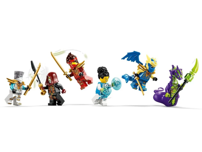 Конструктор LEGO Ninjago Автомобильная битва ниндзя возле дома на дереве
