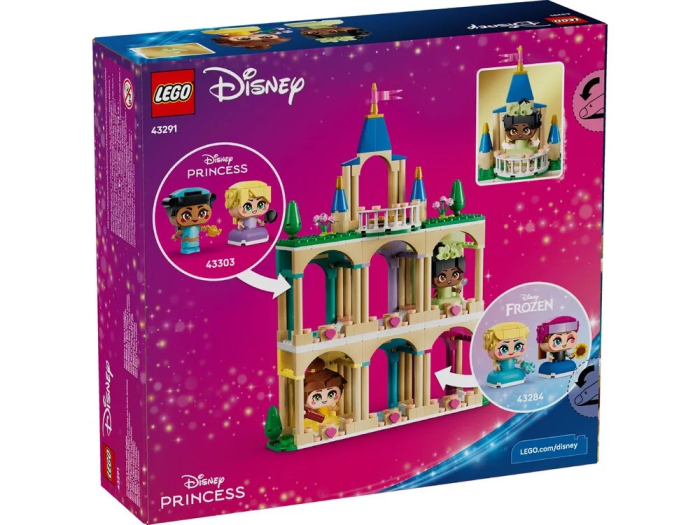 Конструктор LEGO Disney Princess Мініпринцеси Бель і Тіана з замком