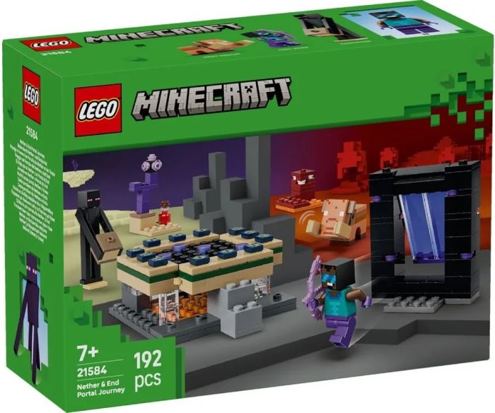 Конструктор LEGO Minecraft Подорож до Нижнього світу та Порталу до Краю