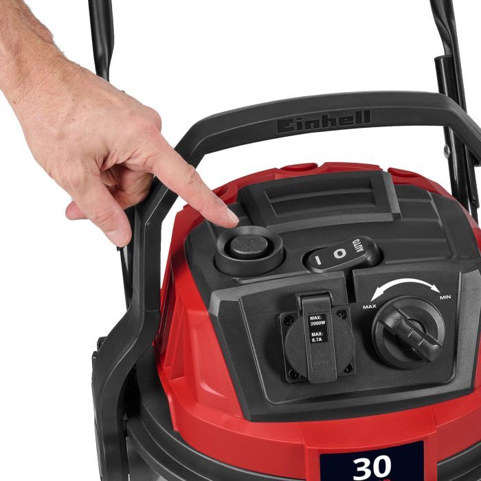 Пылесос профессиональный Einhell TE-VC 3080 SACL 1150Вт 220мбар контейнер 30л 230В/2000Вт влажная/сухая уборка 8.35кг