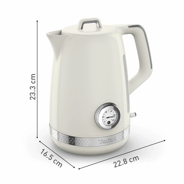 Електрочайник Tefal Soleil+ 1.7л, Strix, пластик, бежевий