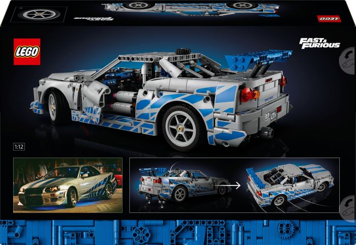 Конструктор LEGO Technic Двойной форсаж Автомобиль Nissan Skyline GT-R (R34)
