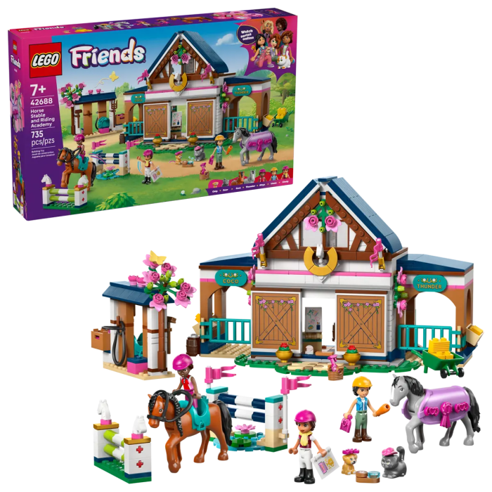 Конструктор LEGO Friends Конная стайня и академия верховой езды