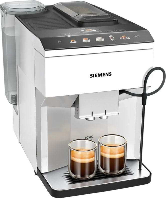 Кофемашина Siemens 1.9л, зерно + молоко, автомат.капучинатор, авторецептов - 10, белый
