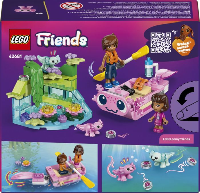 Конструктор LEGO Friends Приключенческая лодка «Аксолотль»
