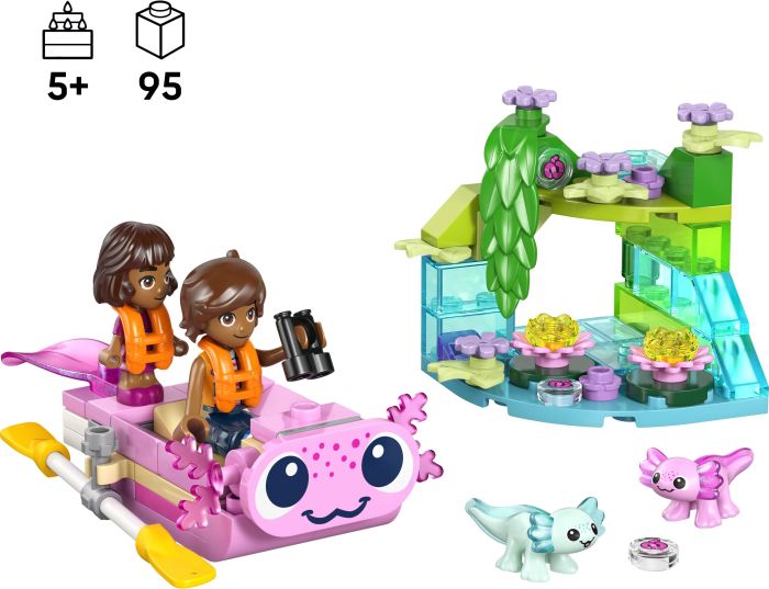 Конструктор LEGO Friends Приключенческая лодка «Аксолотль»