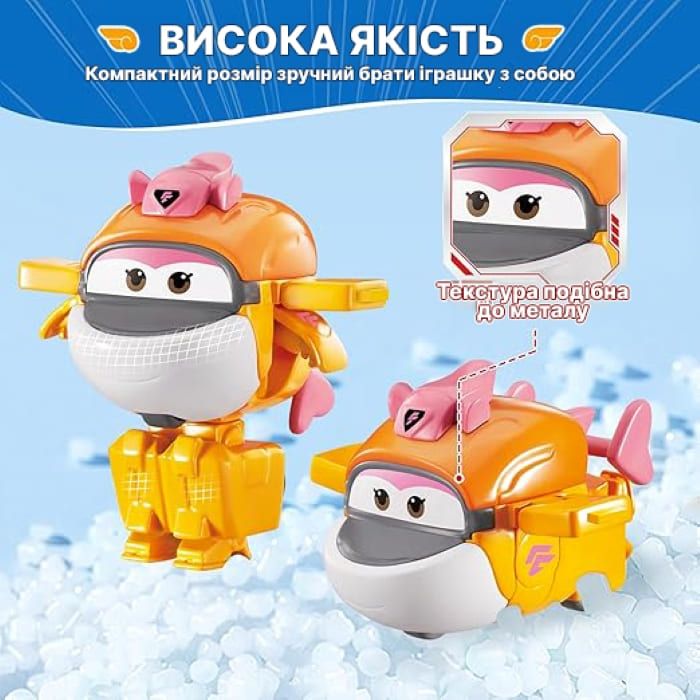 Игровая фигурка-трансформер Super Wings Transform-a-Bots Тики (Tiki), 5см