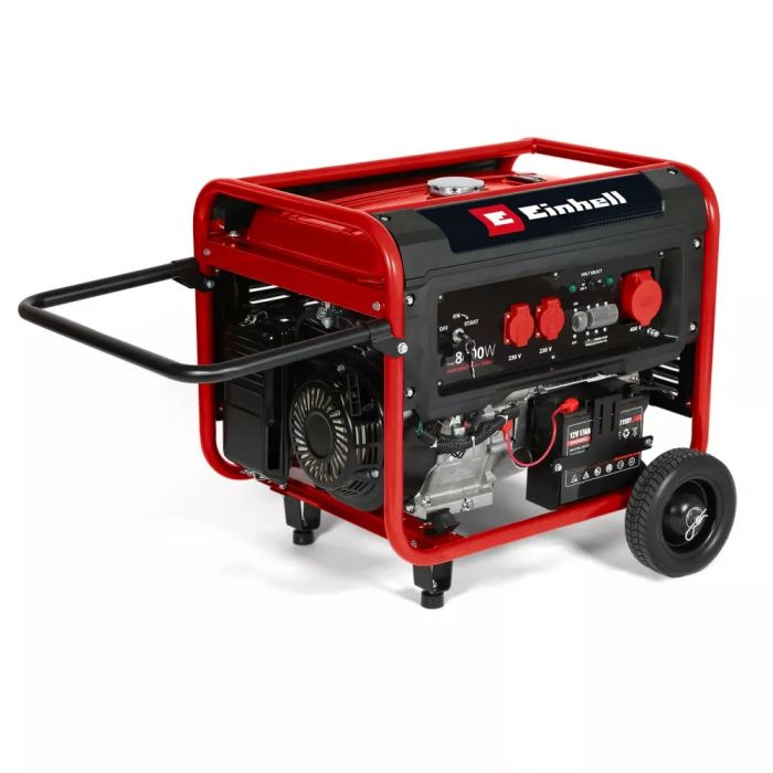 Генератор бензиновий Einhell TC-PG 8000 230В/400В, 3.3/8.0кВт, електростартер, AVR 25л, 96.74кг