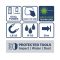 Нивелир лазерный Bosch Professional GLL 20-22 G 3.7В/4АА до 20м ±0.3мм/м зеленый луч чехол IP 65+BT 150 0.59кг