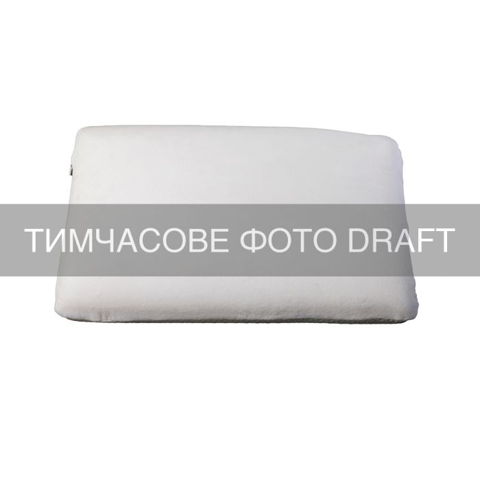 Подушка ортопедична ARDESTO Sleepwell Warm&Cold 60х40см, подрібнена піна меморі, білий