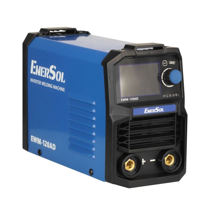 Зварювальний апарат інверторний   20-120А 5.1кВт 160-260В 2.8кг EnerSol EWM-120AD