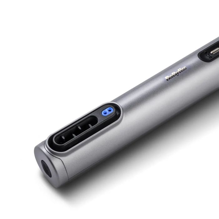 Фен-щітка Babyliss Limited Edition SilverGold, 1600Вт, 4 режими, іоніз-я, хол. обдув, кераміка, сірий
