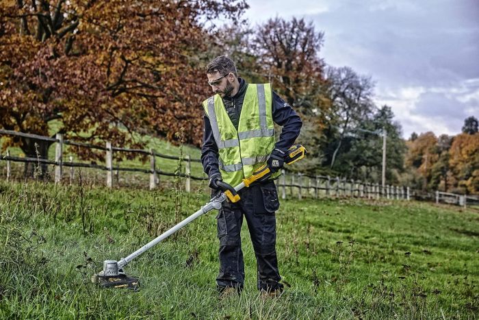 Триммер садовый аккумуляторный DeWalt бесщеточный 18В 36см леска 3.6 кг без АКБ и ЗП