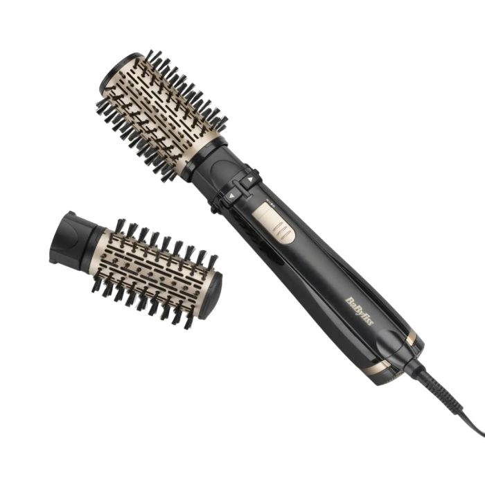Фен-щетка Babyliss Big Hair Dual 1000, 1000Вт, режимов-2,  хол. обдув, 2 насадки, черный