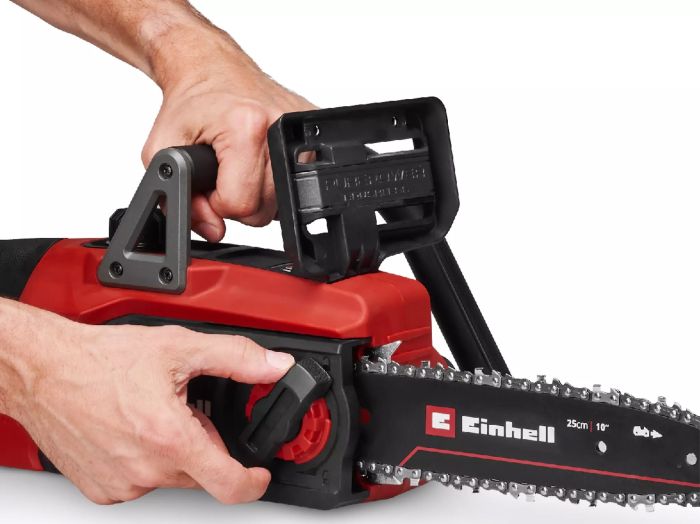 Пила ланцюгова акумуляторна Einhell GE-LC 18/25 Li-Solo 18В 6.5м/с шина 25см 3.66кг без АКБ та ЗП
