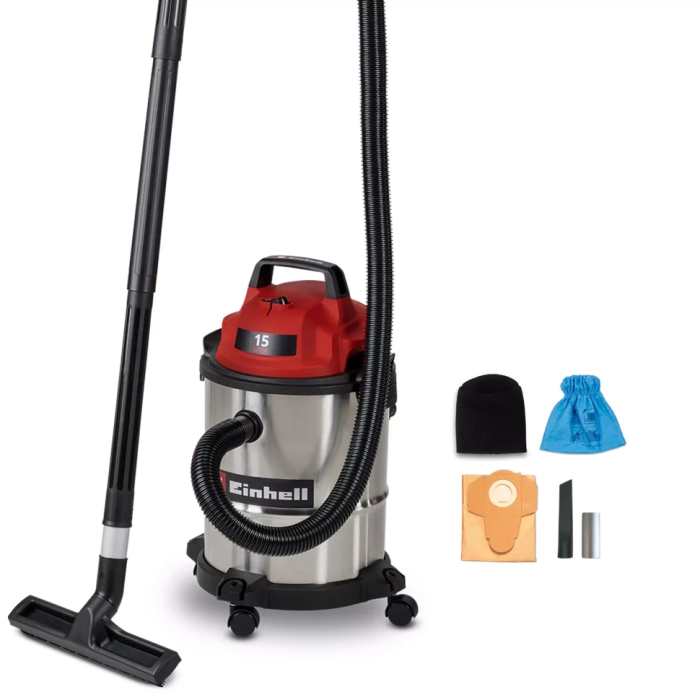 Пылесос профессиональный Einhell TC-VC 1540 S 900Вт 180мБар 15л 3.0кг