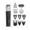 Набір для стрижки Babyliss Lithium Power, для бороди, вусів, голови, носа і тіла, акум., вібраційний мотор, насадок-10, сталь, чорний