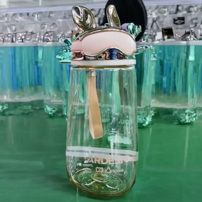 Бутылка для воды ARDESTO Bunny 600мл, пластик, желтый
