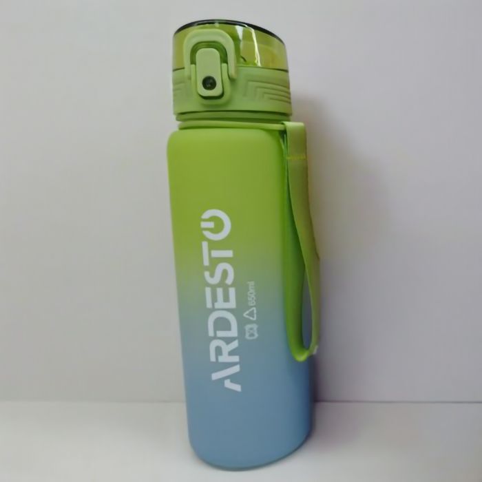 Бутылка для воды ARDESTO Travel 650мл, пластик, зеленый