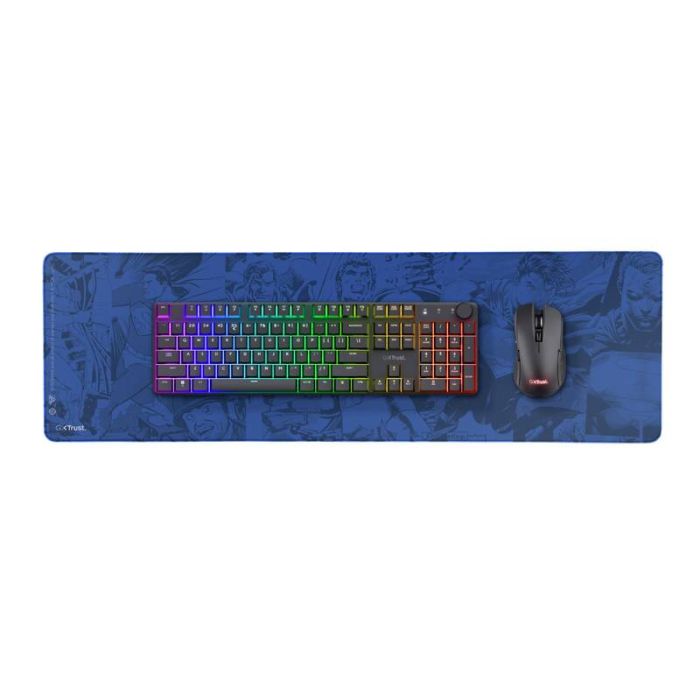 Ігрова поверхня Trust GXT759SM Superman edition, XXL (930x300x3мм), синій