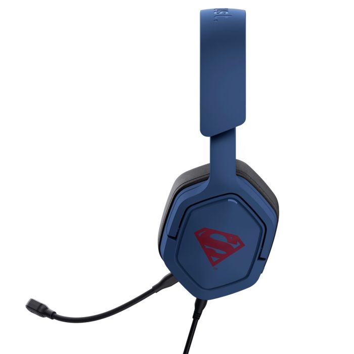 Гарнитура Trust GXT492SM Carus Superman edition, 3.5мм, синий
