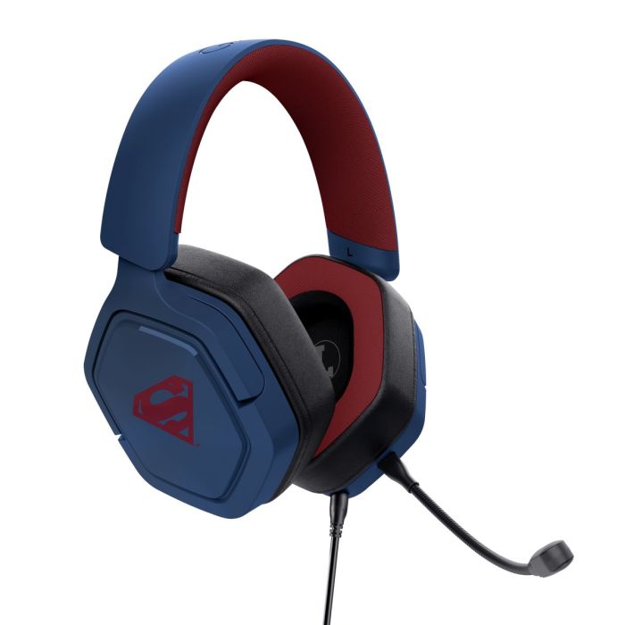 Гарнитура Trust GXT492SM Carus Superman edition, 3.5мм, синий